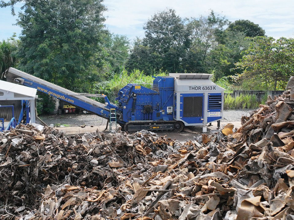Mobile hammermill ROI: turning twin-shaft preshred into premium shred